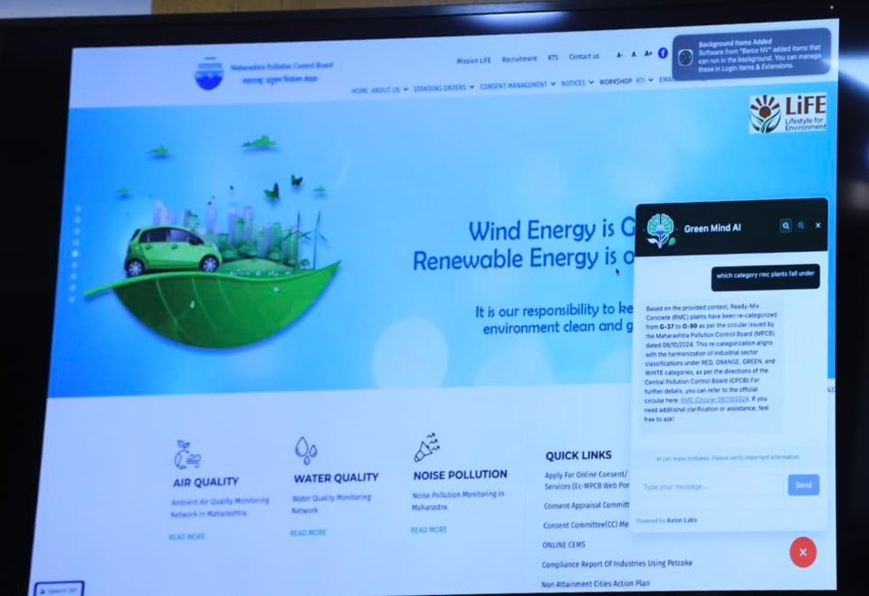 MPCB GreenMind AI Chatbot Launch 2025
