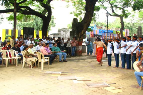 On the occasion of Eco Friendly Dahihandi, a rally was organized that toured from Shivaji Park, Dadar across the city . The rally began with performance of a street play for reducing Noise Pollution.