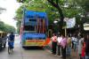On the occasion of Eco Friendly Dahihandi, a rally was organized that toured from Shivaji Park, Dadar across the city in the open Double Decker Best Bus wherein film star also joined and conveyed the social message of reducing noise pollution. The rally was inaugurated by Mr Bharat Nimbarte, Regional officer, Navi Mumbai.