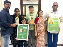 लोकसत्ता व म. प्र. नि. मंडळ यांच्या संयुक्त विद्यमाने पर्यावरण पूरक घरगुती गणेश उत्सव स्पर्धा २०१९