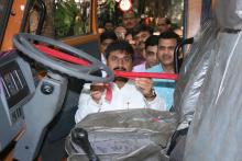 (L to R)Smt.Valsa NairSingh, Principle Secretary, Environment Department, Govt. of Maharashtra and Chairperson, MPCB, Hon ble Shri Suresh Shetty, Minister for Environment, Govt of Maharashtra, Shri Mahesh Pathak, Member Secretary, MPCB